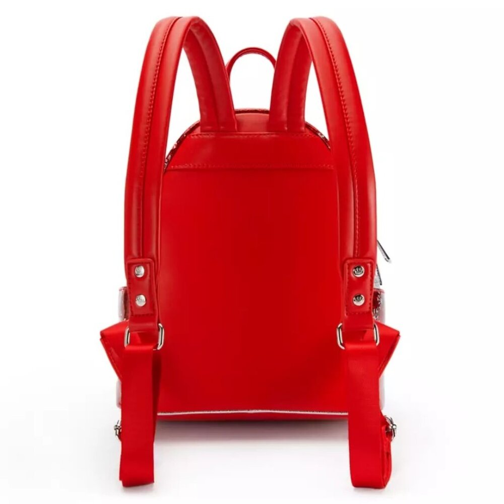 NWT Loungefly Disney Parks 2025 Christmas Peppermint Swirl Mini Backpack - Picture 4 of 5